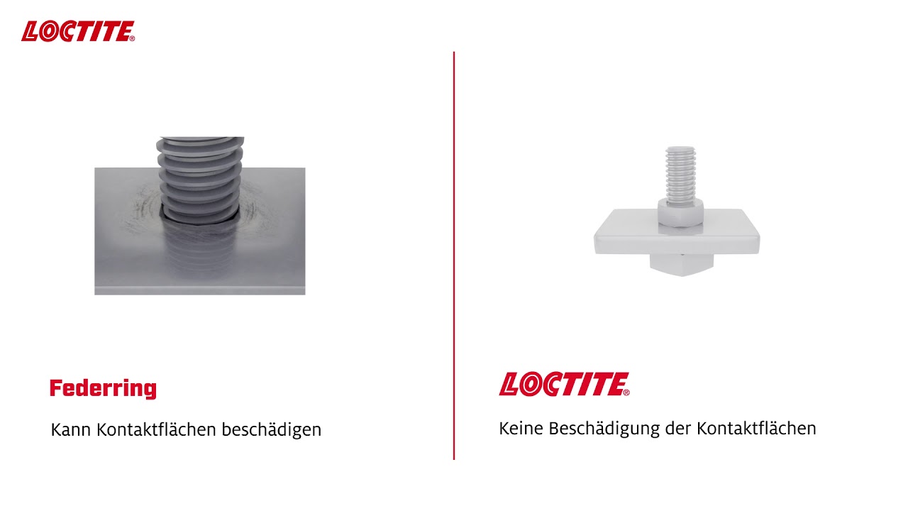 LOCTITE Schraubensicherung vs. Federringe