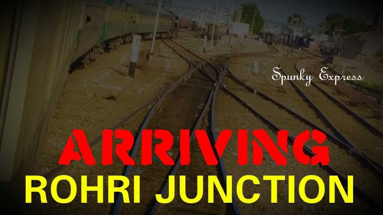 Arrival at ROHRI JUNCTION with AMAZING TRACK SOUNDS || by Mohsin Ahsan
