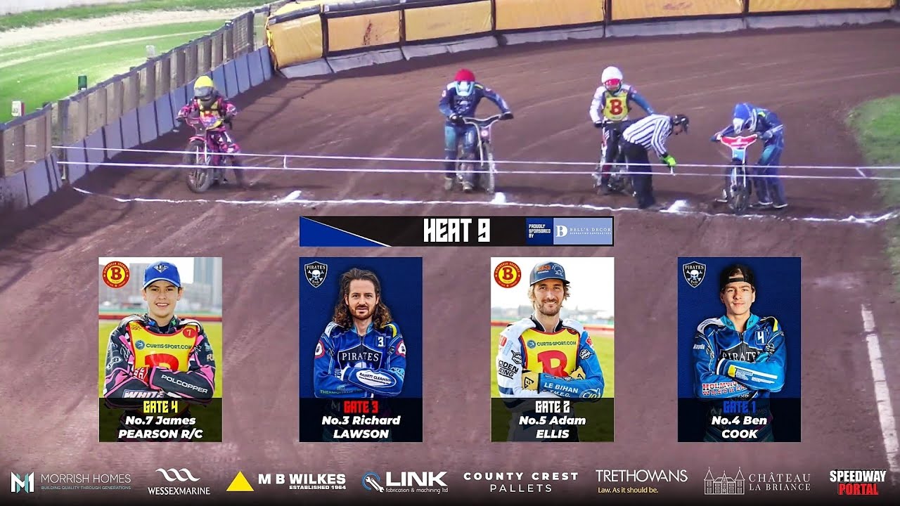 Heat 9 | Poole vs Birmingham | Championship | POOLE PIRATES SPEEDWAY 2022