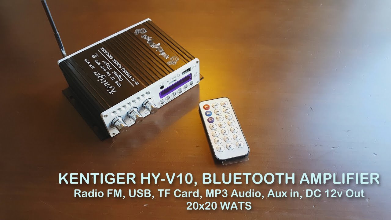 Kentiger HY-V10 Bluetooth, Amplificador