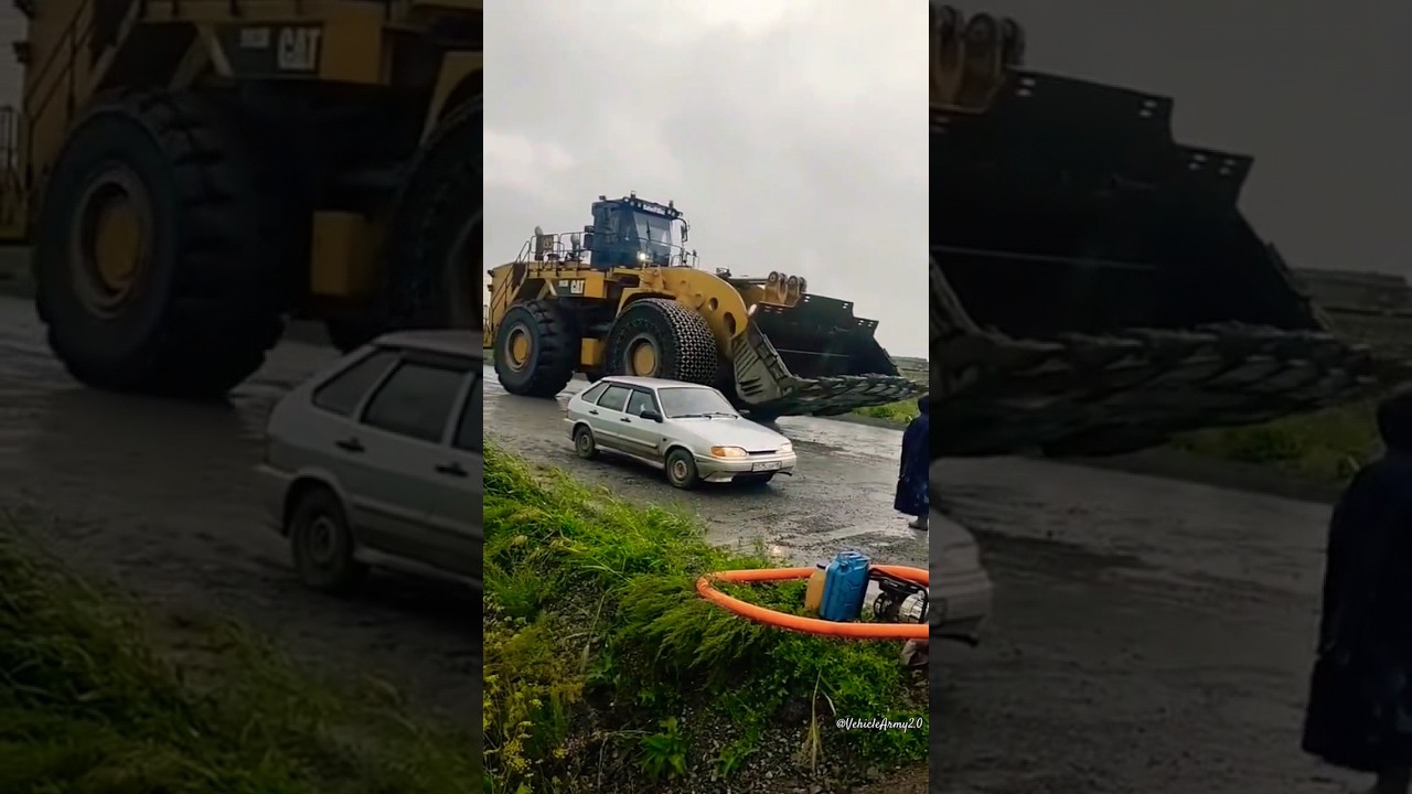 Caterpillar 993K wheel loader on road #shorts #youtubeshorts #caterpillar #wheelloader #roadking