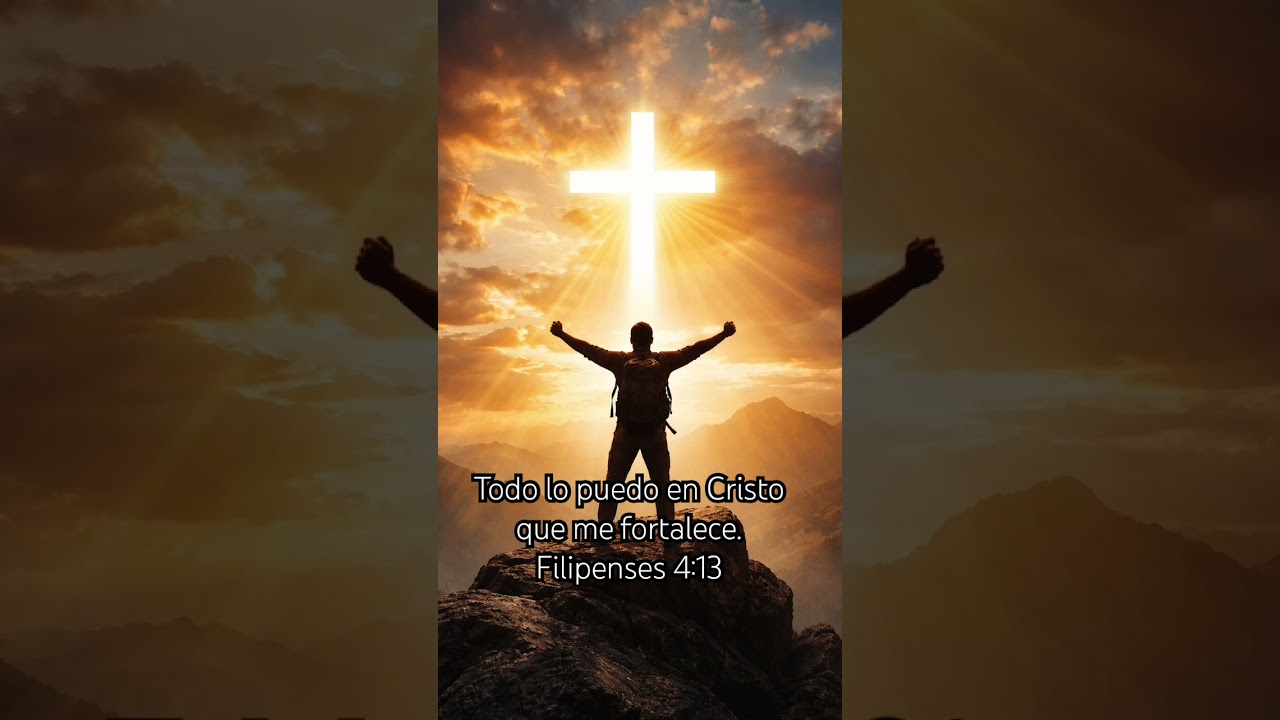 Lo imposible cambia cuando Cristo te fortalece. 🔥 #dios #versiculo #jesuschrist #jesus #libertad