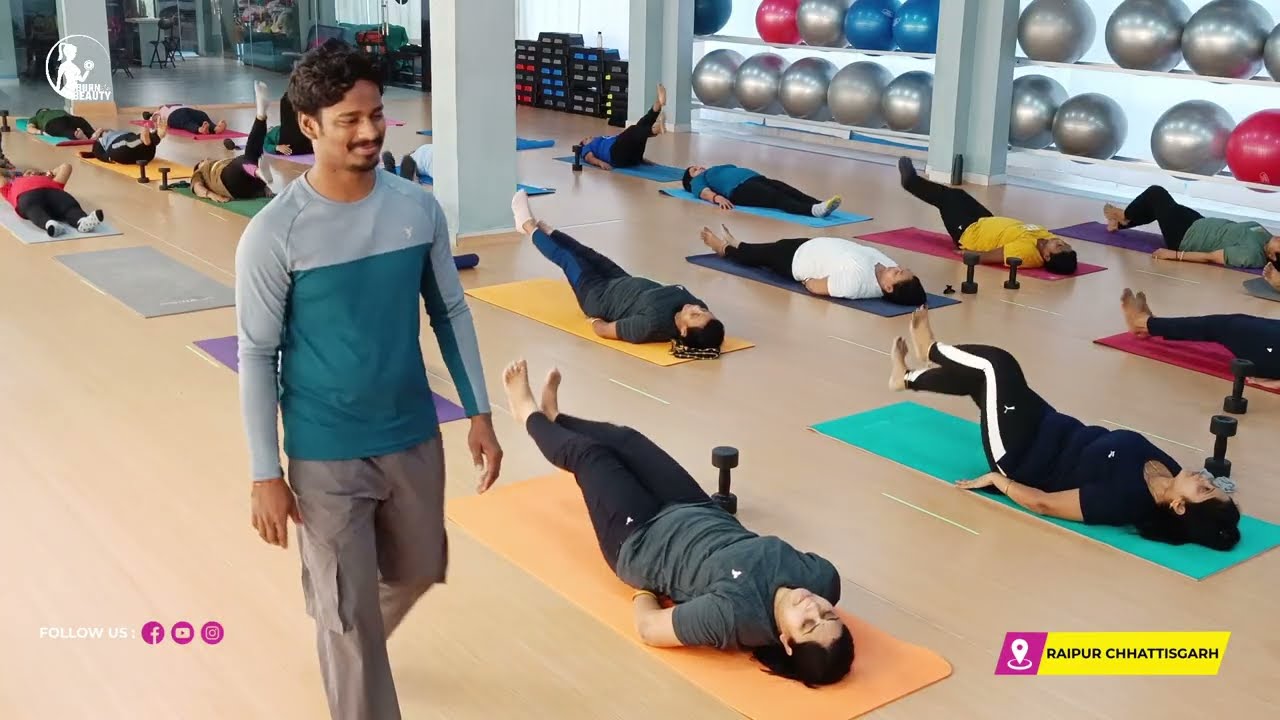 Belly Fat Exersice Video | Burn With Beauty