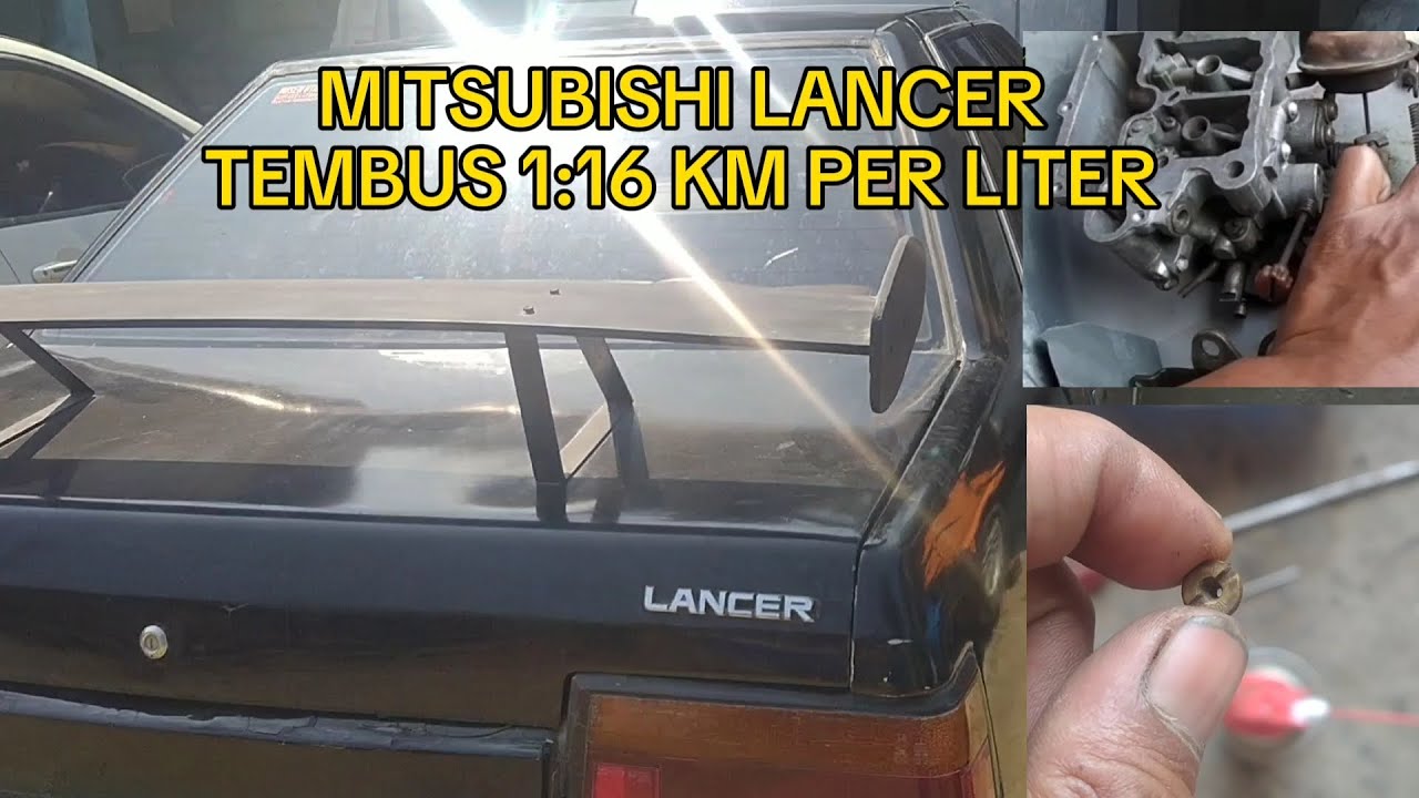 CARA BUAT IRIT KARBURATOR MITSUBISHI LANCER TEMBUS 1:16 KM PERLITER