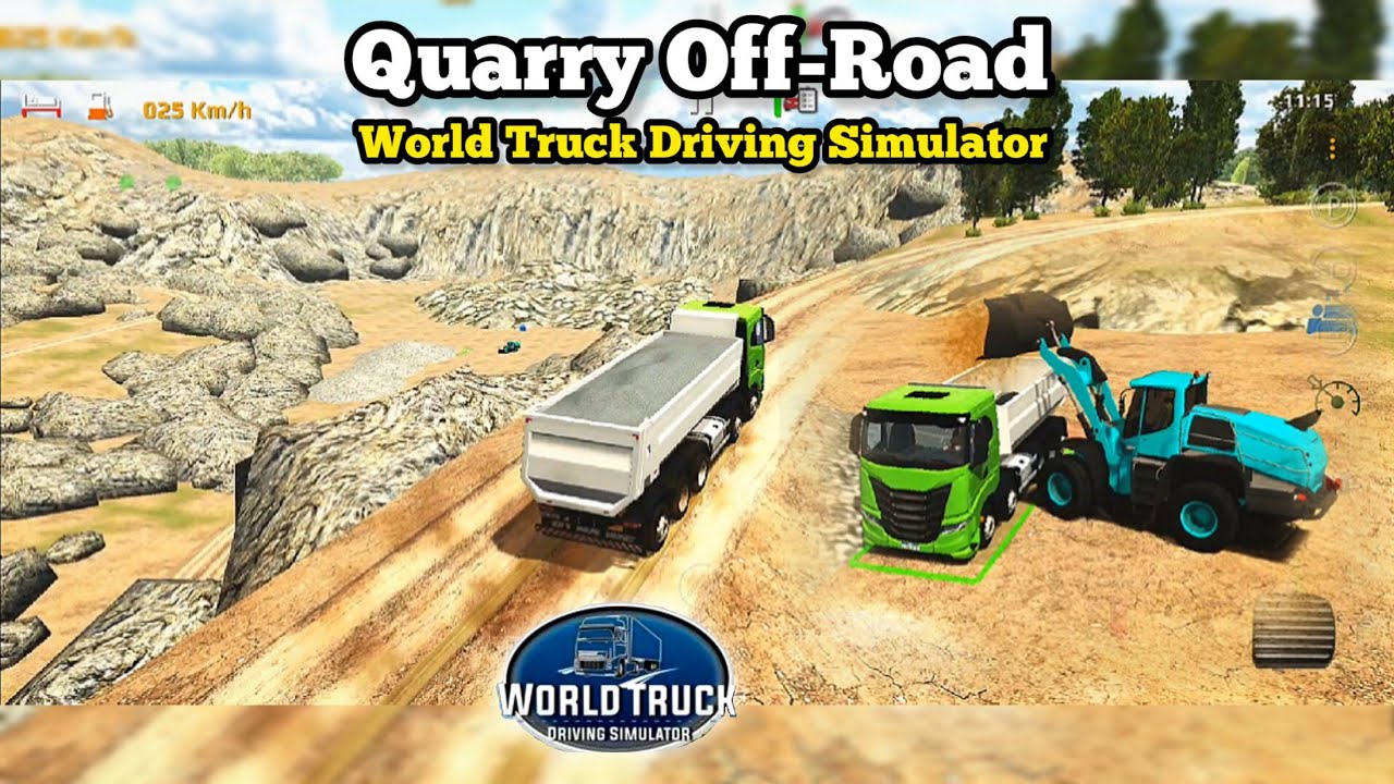 World Truck Driving Simulator - Tipper Truck at Quarry Map | Max Graphics GamePlay HD
