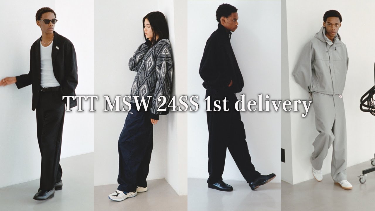 TTT MSW 24SS 1st 数年ぶりに発売のスーツを始めとした高機能ラミネートセットアップ＆スタジャン＆フリースセットアップにニットアイテム！！【Moore】