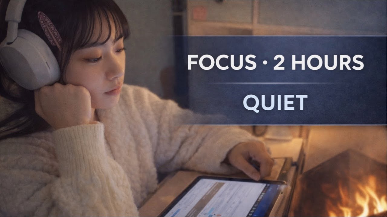 quiet study with me | live | gentle focus