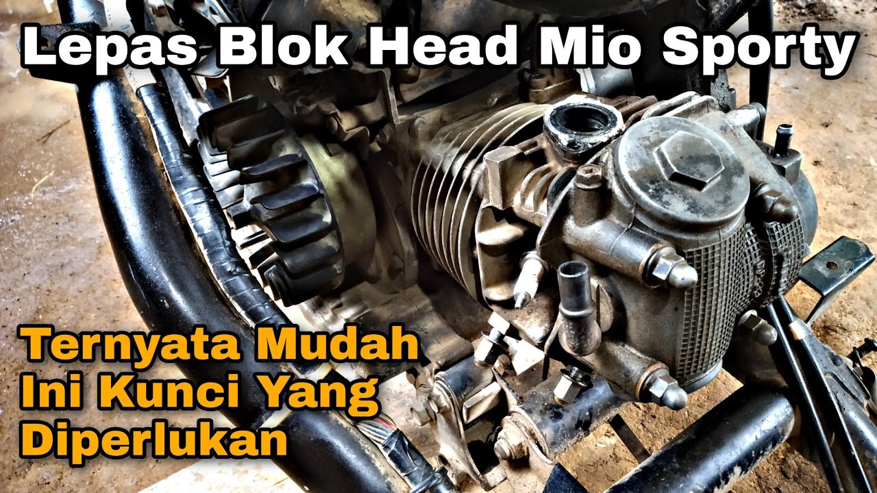 Cara Lepas Blok Head Mio Sporty