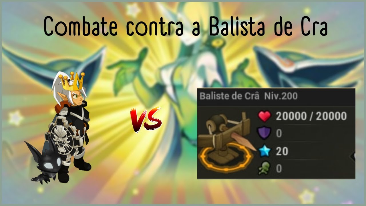 [DOFUS] Luta contra a Balista de Cra (Baliste de Crâ, La bête au bois dormant) - Autowin em Cra Agi