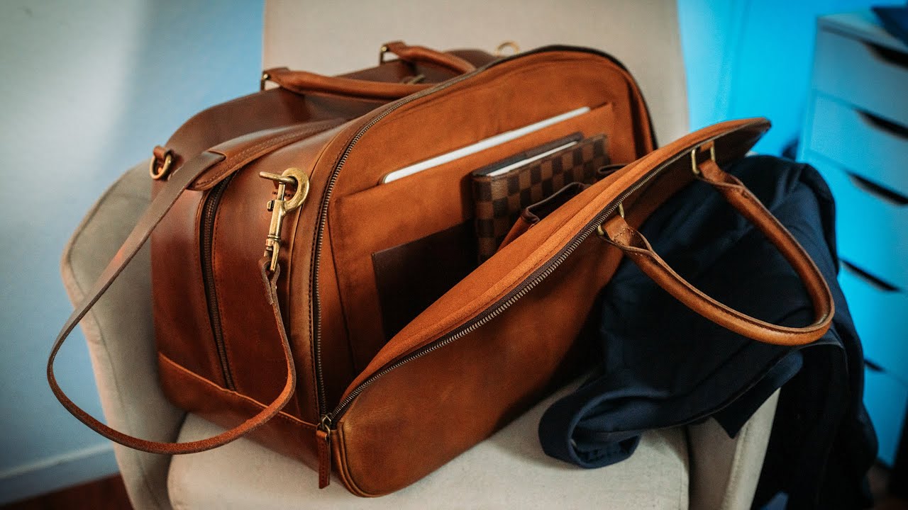 The Satchel and Page Leather Weekender Bag | Review and How it Packs