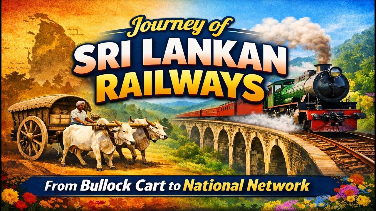 இலங்கை ரயில்வேயின் வரலாறு | மாட்டு வண்டியிலிருந்து தேசிய ரயில் வலையமைப்பு வரை