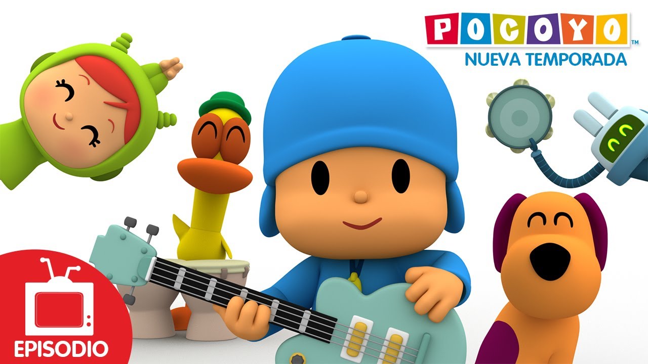 🎸 La Banda de Rock 🎸[Ep20] V&Iacute;DEOS, CARICATURAS y DIBUJOS ANIMADOS para ni&ntilde;os de Pocoy&oacute; en Espa&ntilde;ol