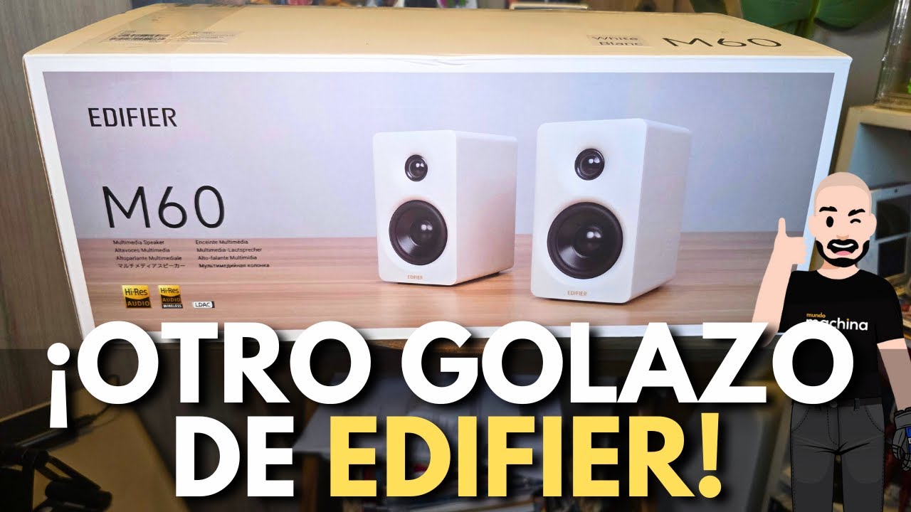 ¡NO PUEDO CREER cómo suenan estos parlantes tan pequeños! 😱 | Edifier M60 Análisis