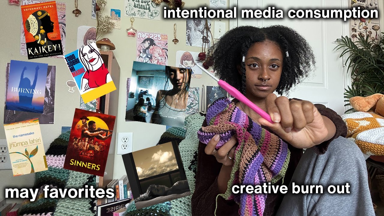 🧶 crochet with me! | favorites, ending channel(?), intentional media consumption