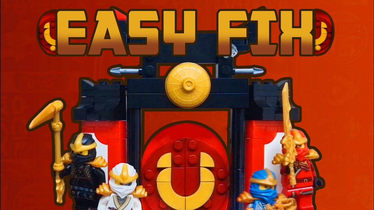 Better doors! (71866 Ninja Character Display)