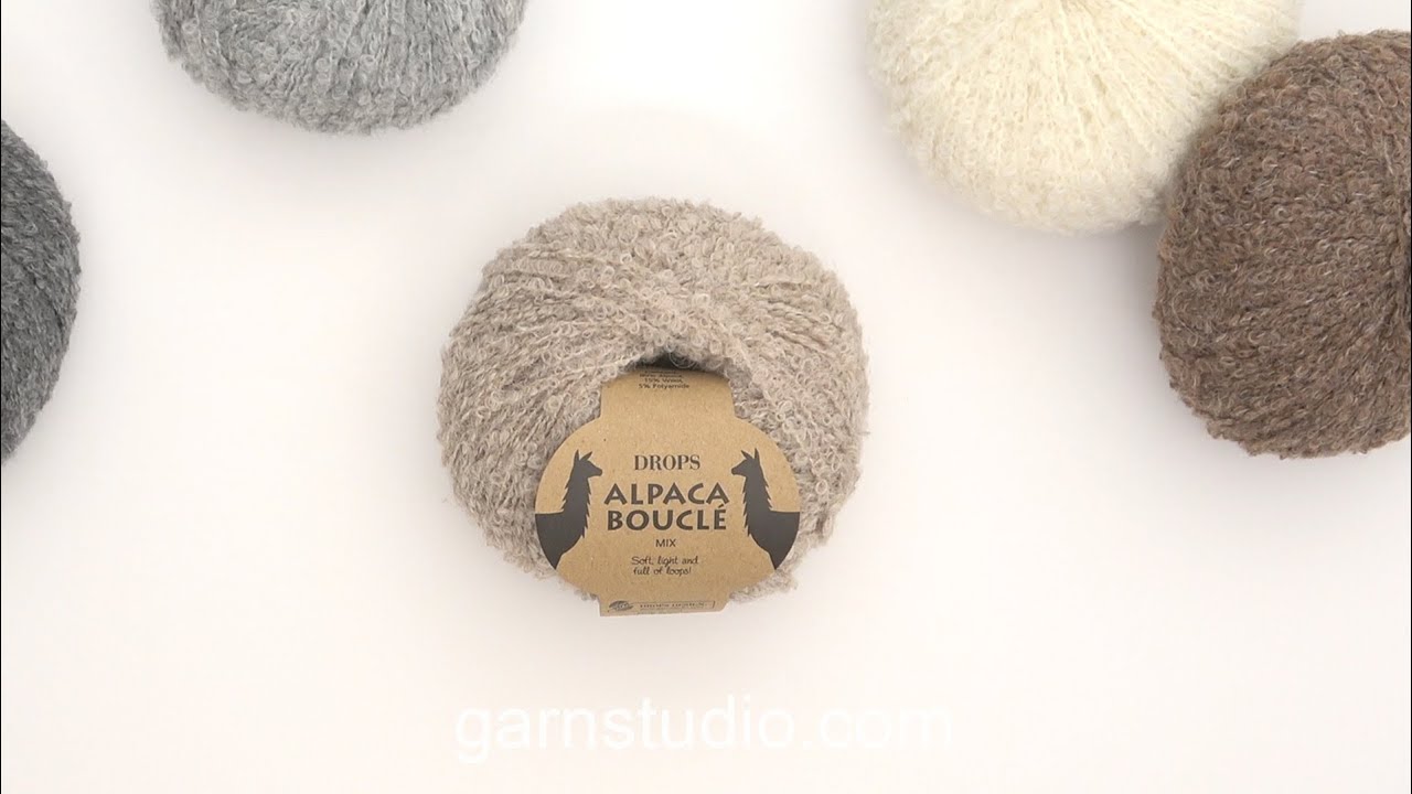 DROPS Alpaca Boucle  - Soft, light and full of loops!
