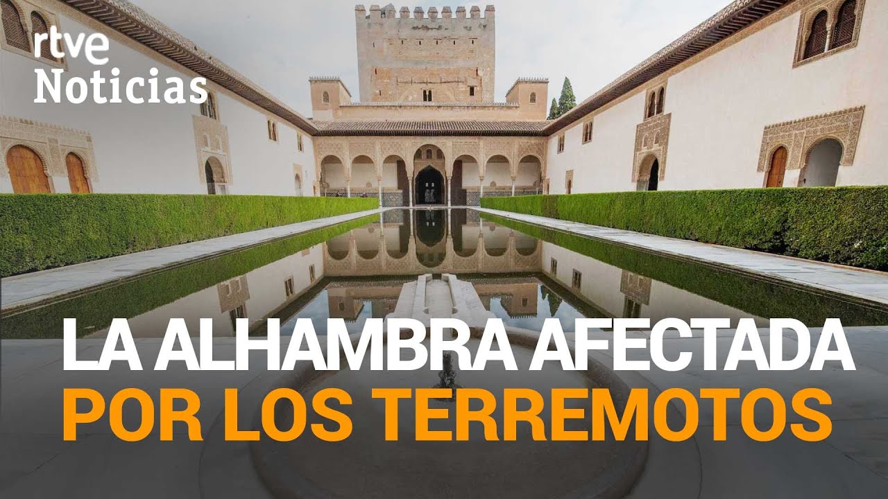 Los TERREMOTOS de Granada provocan DA&Ntilde;OS Y FISURAS en la Alhambra | RTVE Noticias