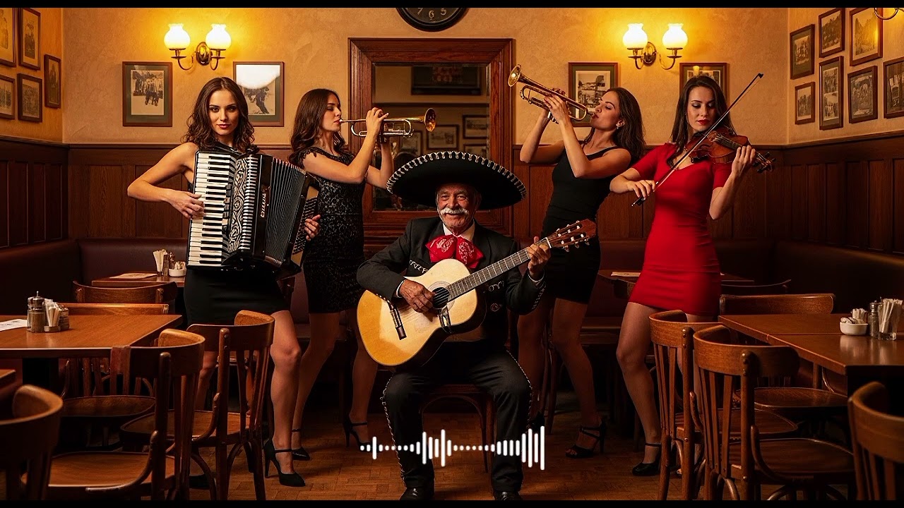 Fiesta Brass Polka – Lively Mariachi Trumpets & Rhythmic Accordion Waves