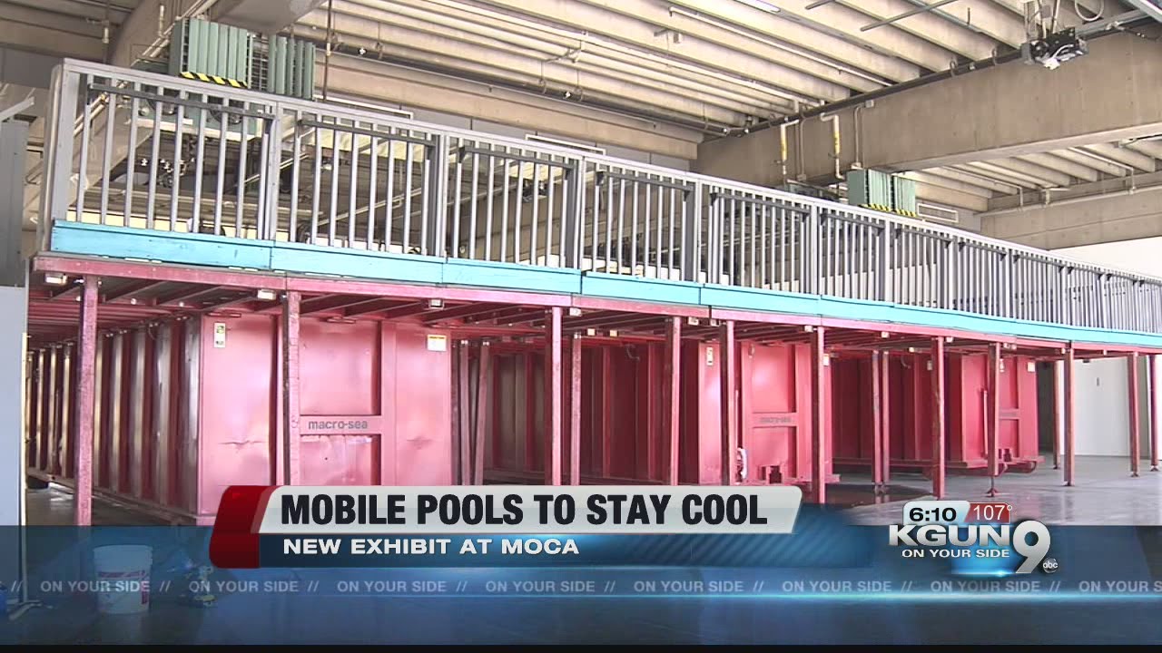 Dumpster pools make a splash at MOCA in Tucson