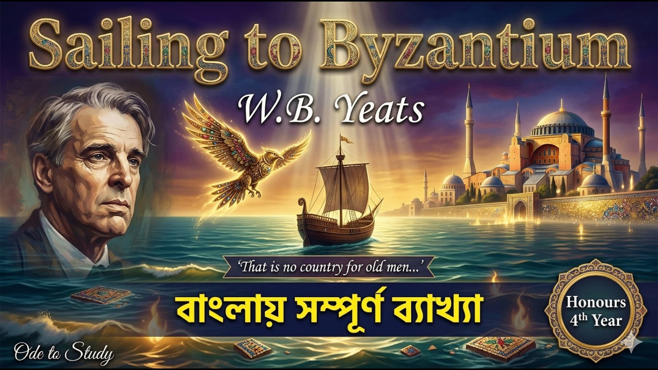 Sailing to Byzantium by W.B. Yeats | Summary, Theme & Analysis | Honours 4th Year