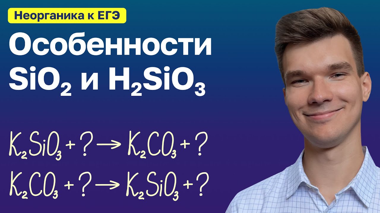 2.48. Особенности оксида кремния и кремниевой кислоты | Неорганика к ЕГЭ | Георгий Мишуровский