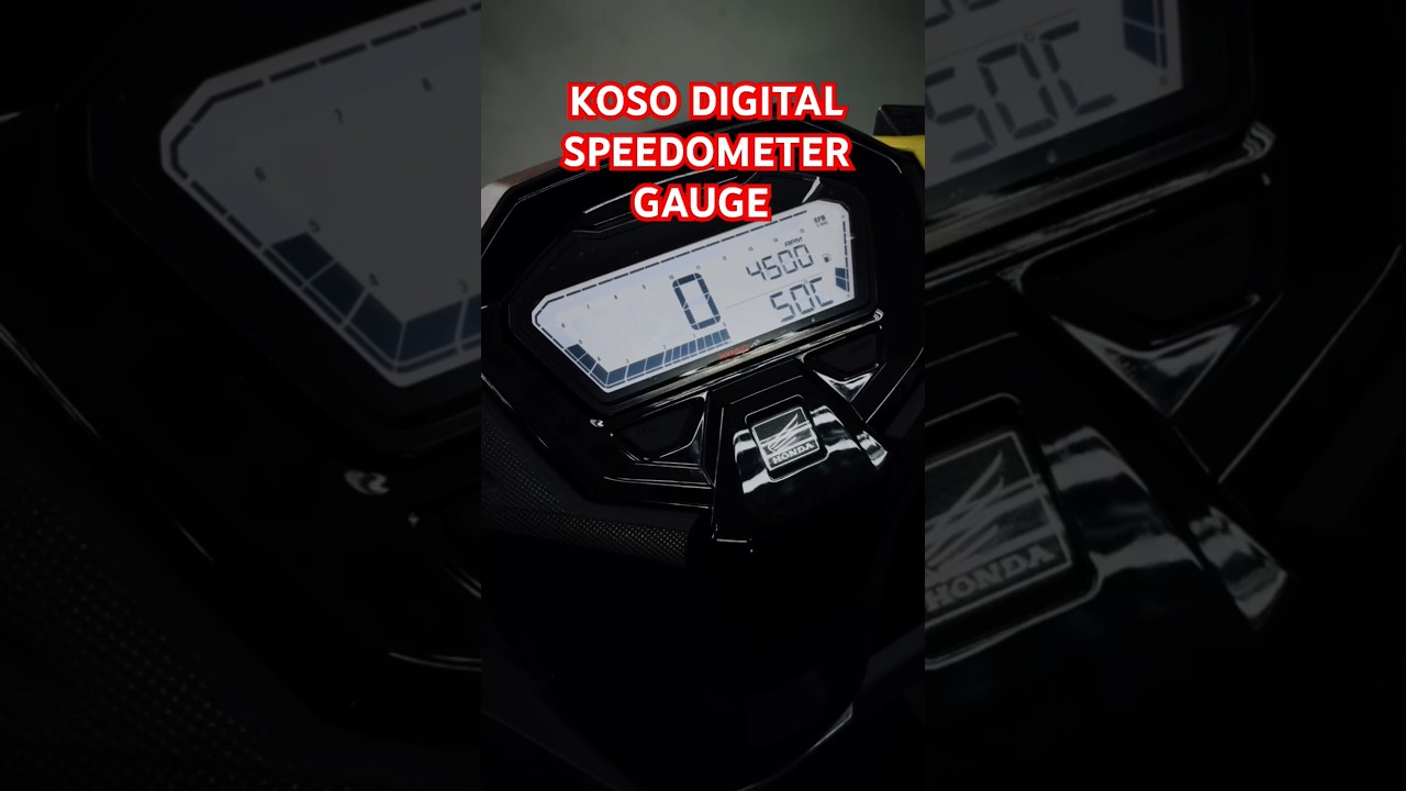 Koso Digital Panel Gauge for Honda Click/Vario 125/150 Premium Digital Speedometer #click125i