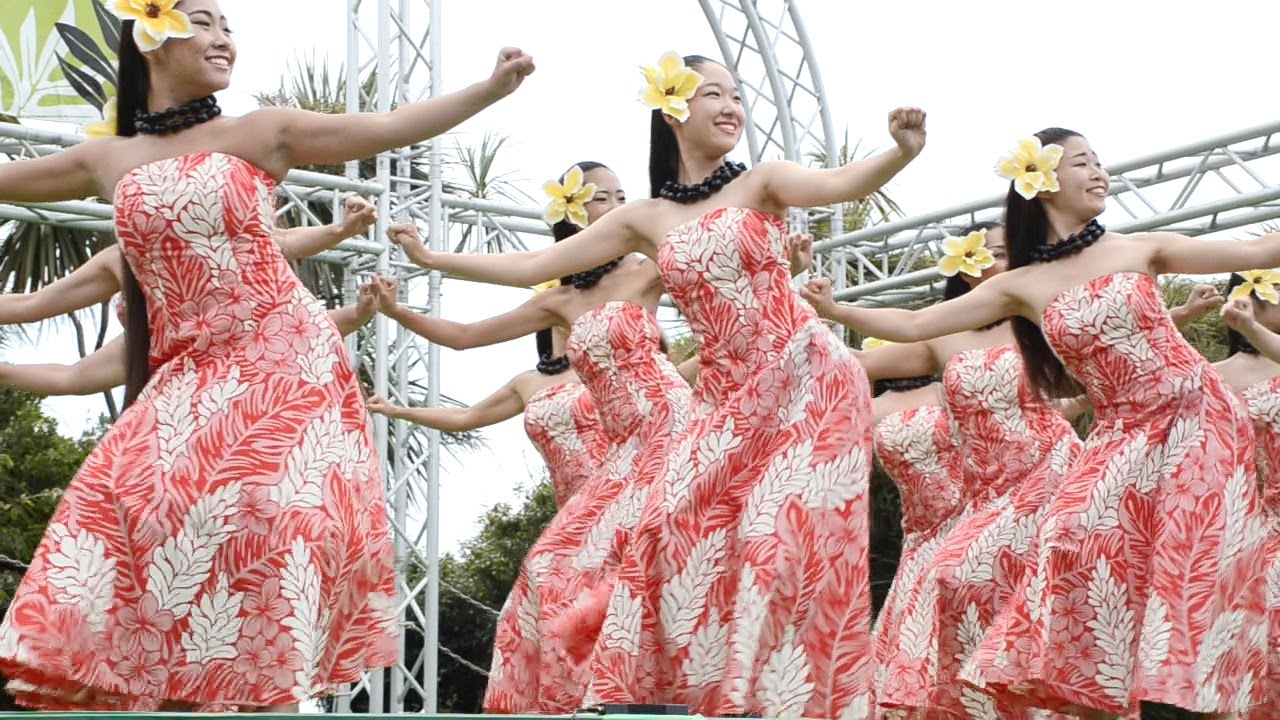 Awalau Hula　フラ ハラウ オ レイラニ　フラ エキシビジョン vol.11　江ノ島 ALOHA SUNSET 2016