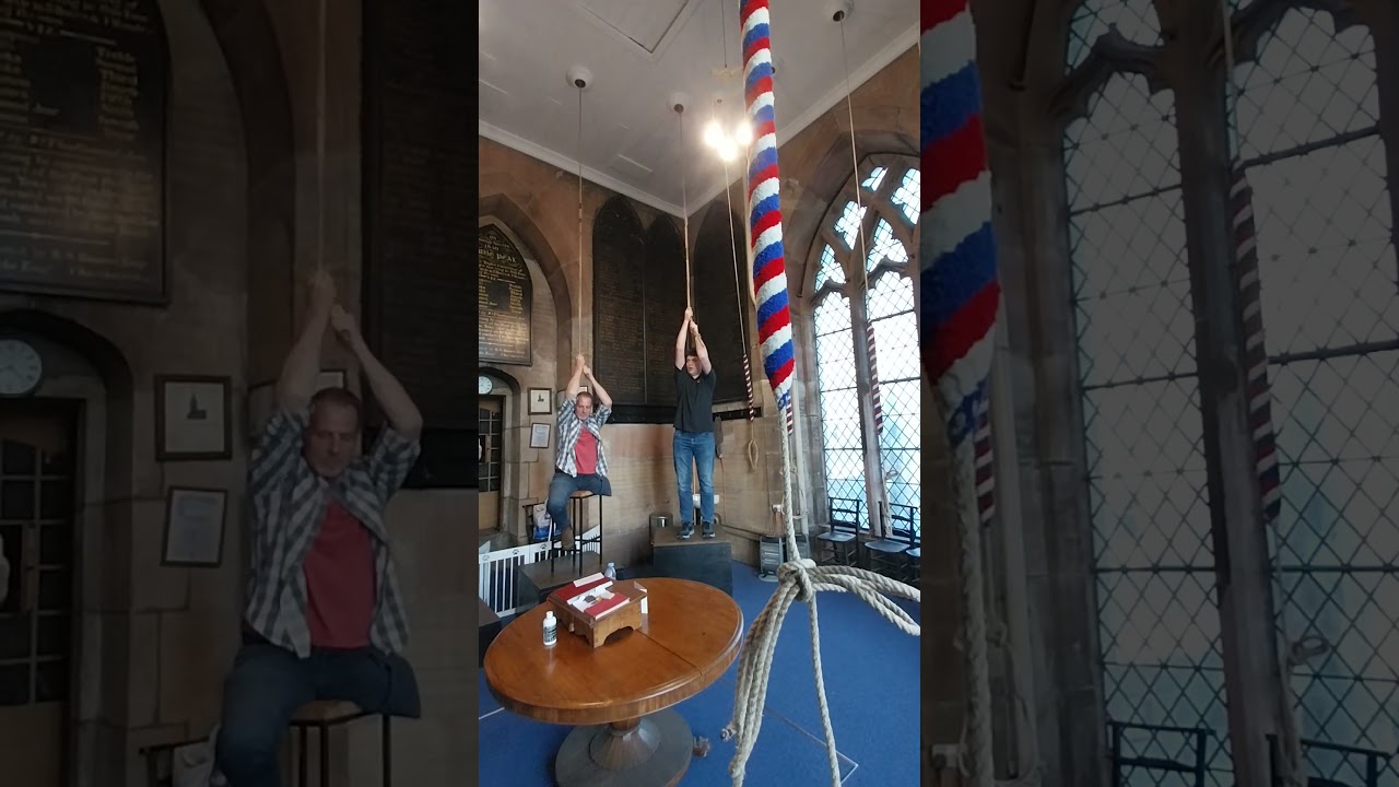 Rounds on the back 5 at Pier Head  #campane #bellringing #bells #glocken #church #art #shorts #viral
