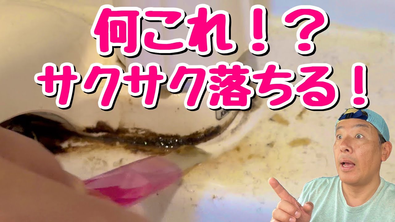蛇口の付け根にこびり付いたカリカリ汚れをサクサク落とす秘密の道具のご紹介します！！