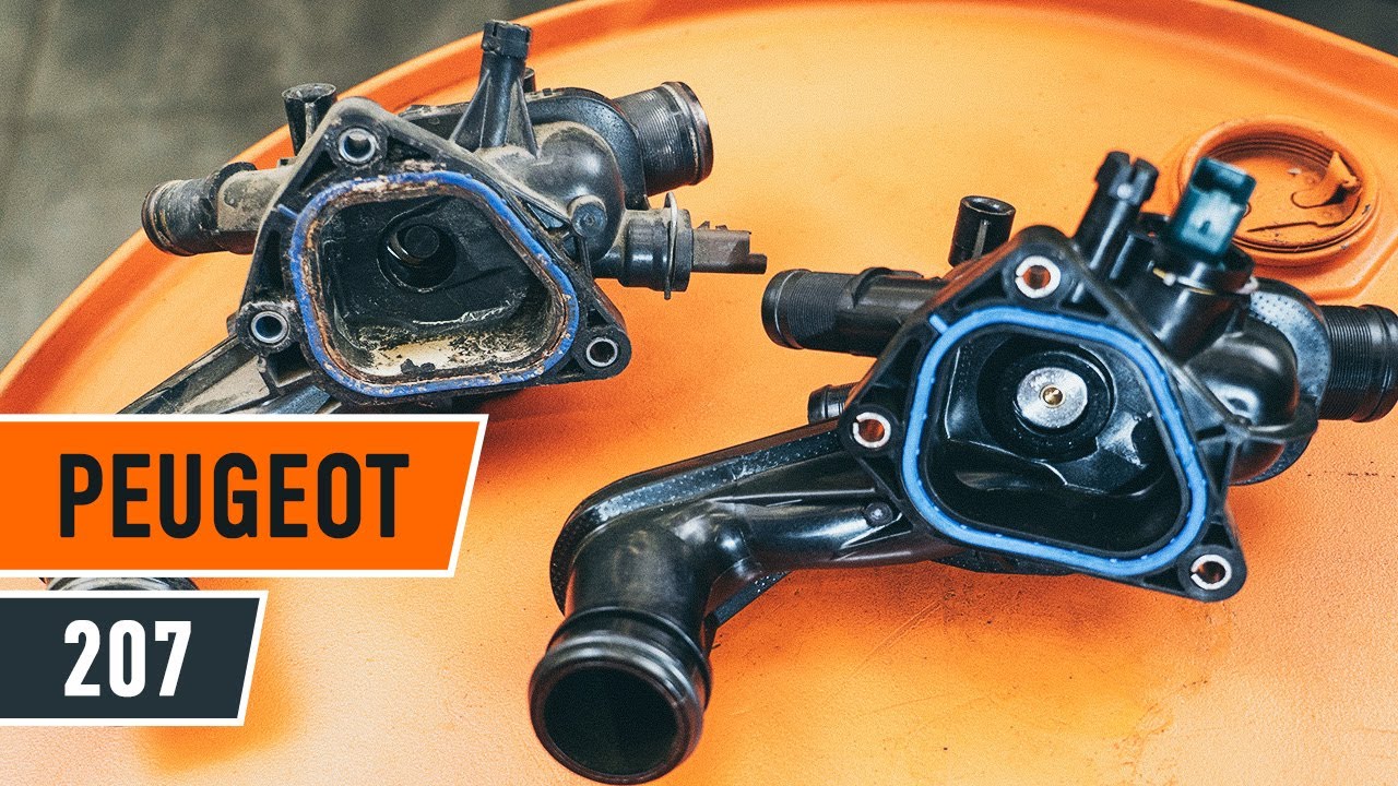 Hoe een thermostaat op een PEUGEOT 207 [HANDLEIDING AUTODOC]