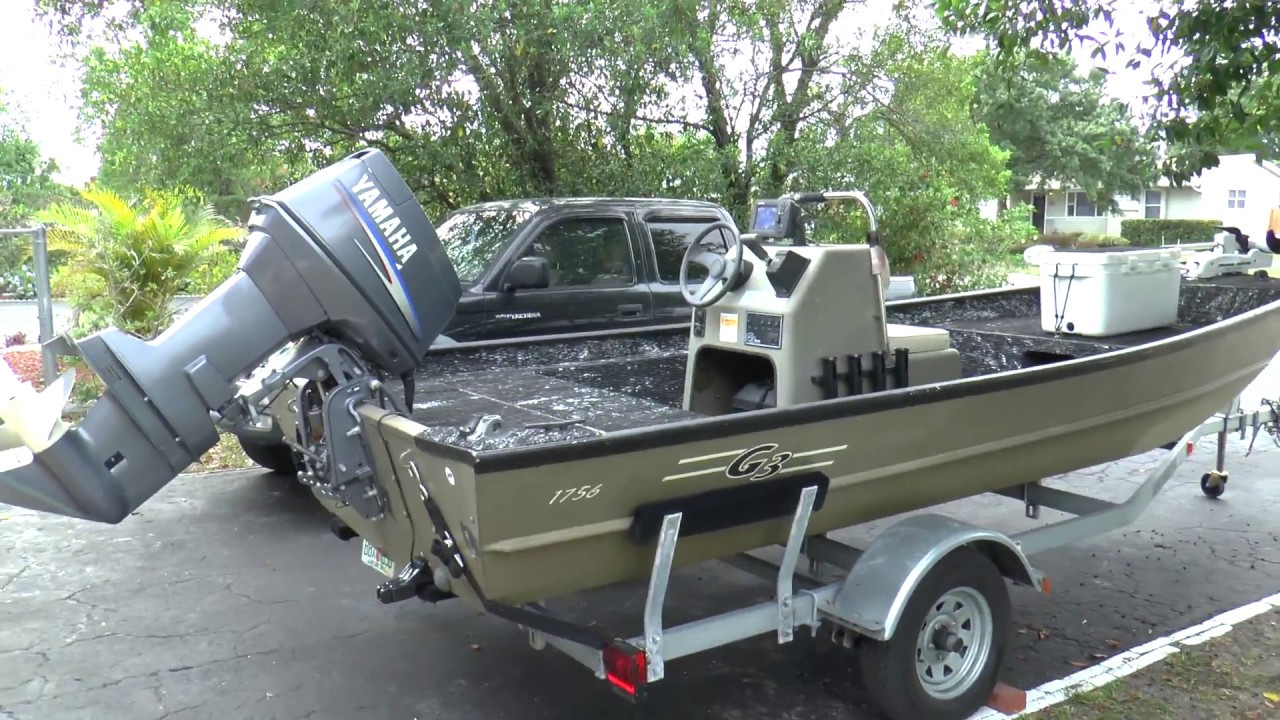 2003 1756 G3 Boat With Yamaha 60hp
