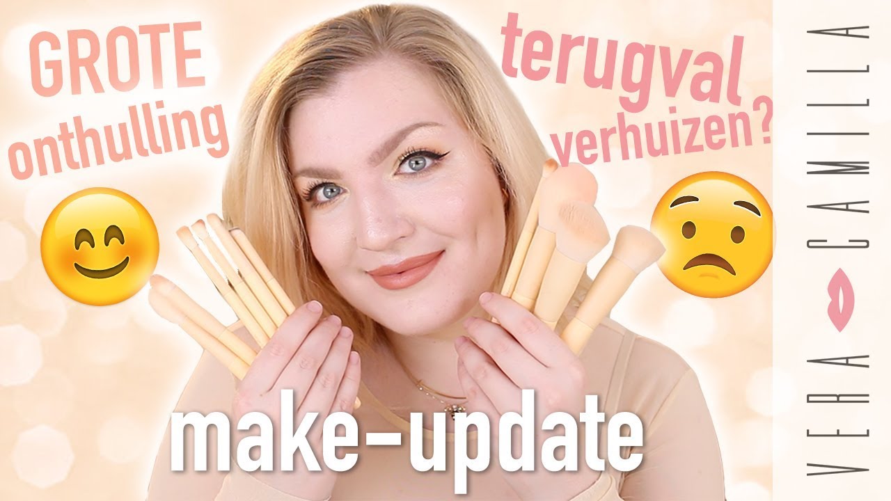 MIJN EIGEN KWASTENSET!!! + PERSOONLIJKE UPDATE | Make-update | Vera Camilla