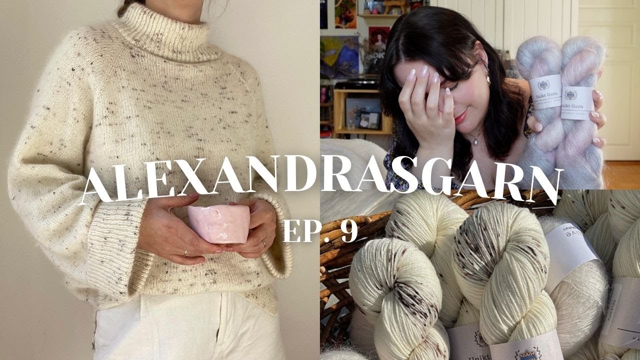 testknitting, yarn haul and frogging projects / alexandrasgarn ep. 9