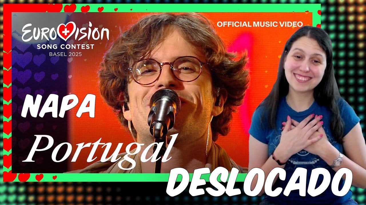 CHILLING WITH NAPA 🏖 REACTION Deslocado | Portugal (Official Music Video) Eurovision2025