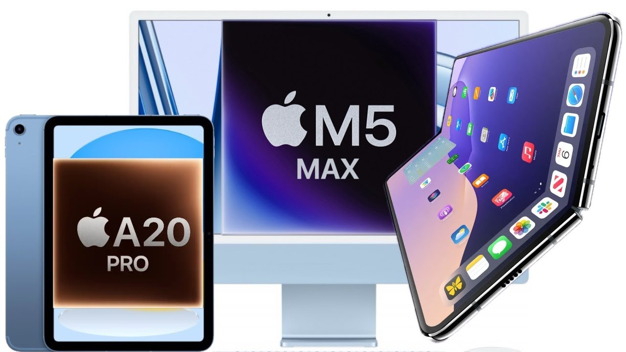 MASSIVE Apple Leaks: A20 iPad mini, M5 Max iMac Pro, iPhone Fold Display size and more!
