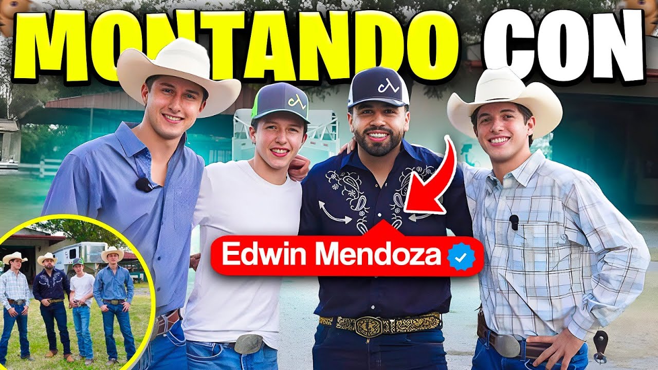 EDWIN MENDOZA todo un VAQUERO.
