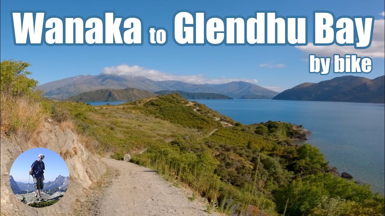 Wanaka to Glendhu Bay by bike - 4K 60fps with captions and music!