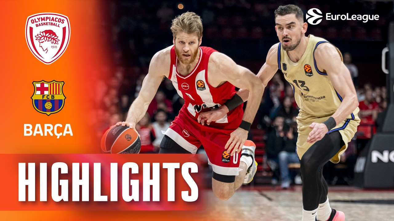 QUICK START keeps WINNING streak ALIVE | Olympiacos - Barcelona | R25 BASKETBALL HIGHLIGHTS 2025-26