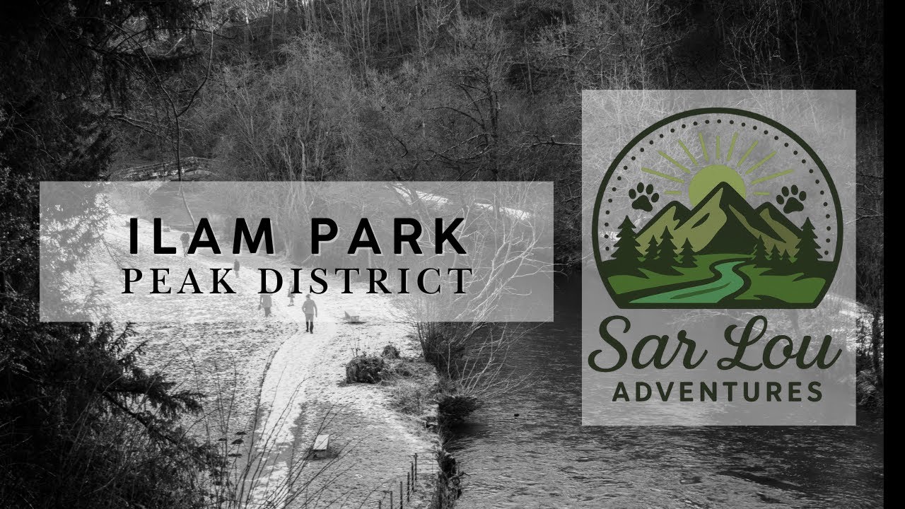 Walkies around a snowy Ilam Park in Derbyshire Peak District