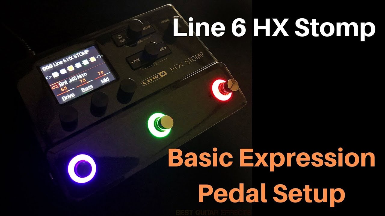 Настройка педали экспрессии Line 6 HX Stomp