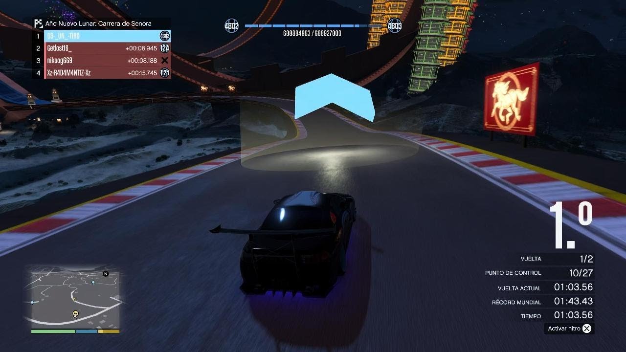 Año Nuevo Lunar: Carrera de Senora Gta V ps5