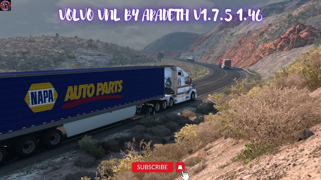 American Truck Simulator 1.46-VOLVO VNL BY ARADETH V1.7.5 1.46