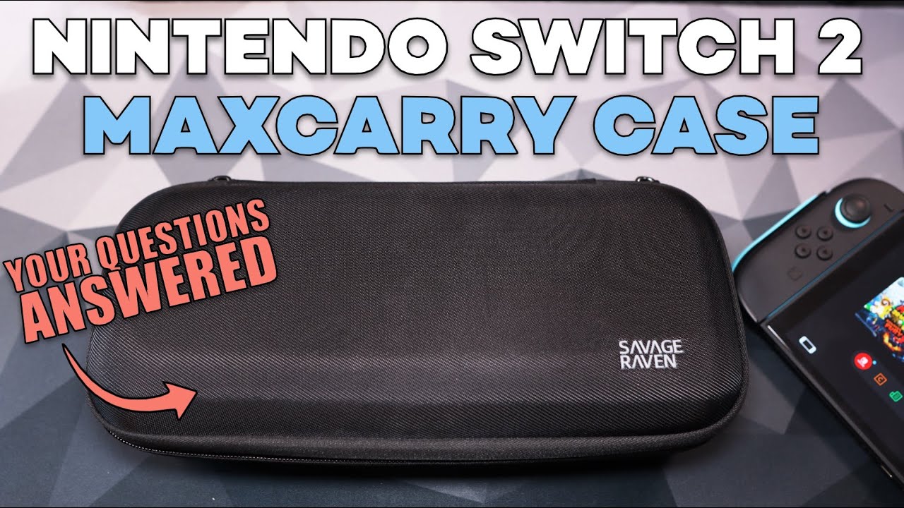 Savage Raven MaxCarry Case for Nintendo Switch 2. Complete Skull n Co