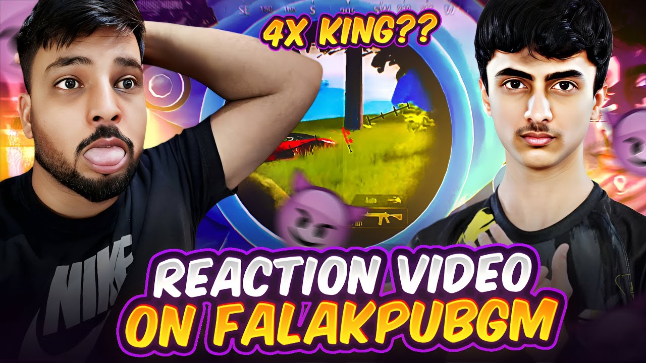 My First PUBG MOBILE Reaction Video On @FALAK 🤩