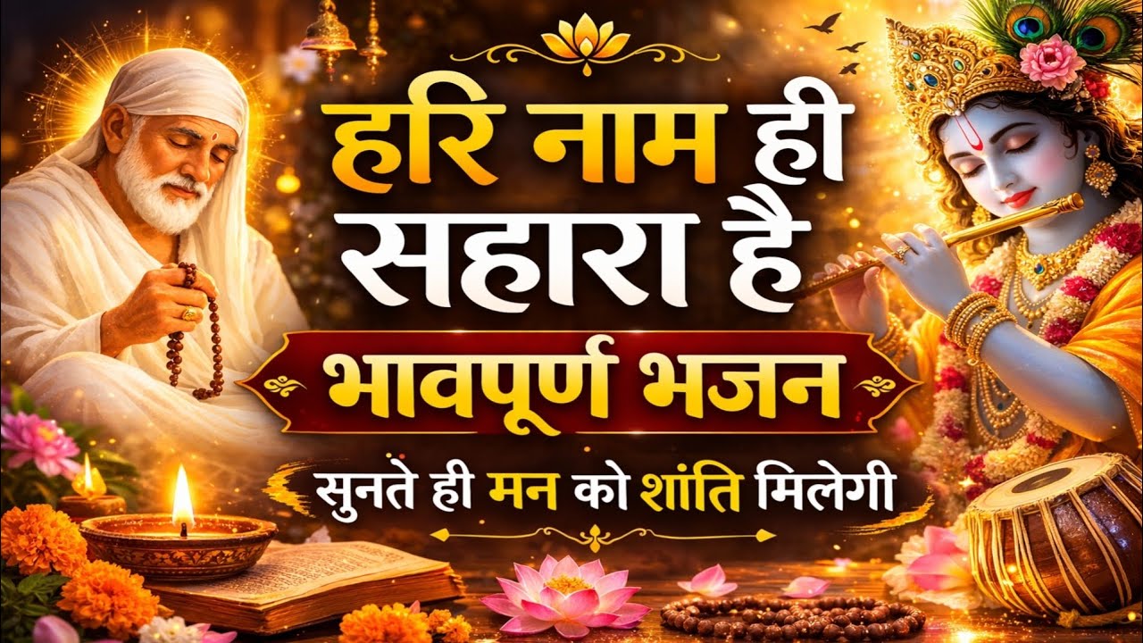  हरि नाम ही सहारा है 🙏 ऐसा भजन जो सुनते ही मन रो पड़े | बहुत ही भावपूर्ण भजन | Heart Touching Bhajan