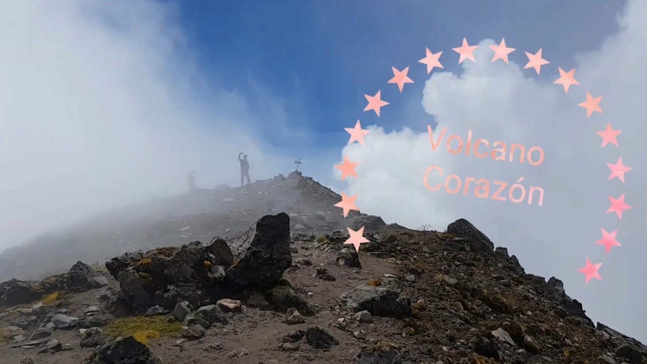 Hiking the Corazon Volcano in Ecuador