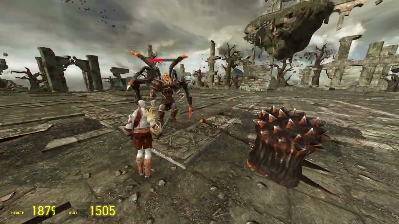 Gmod God of War Fighting Ares