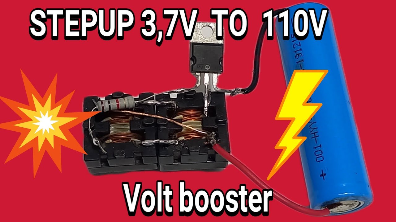RAKIT DC STEPUP 3,7V  TO 110V