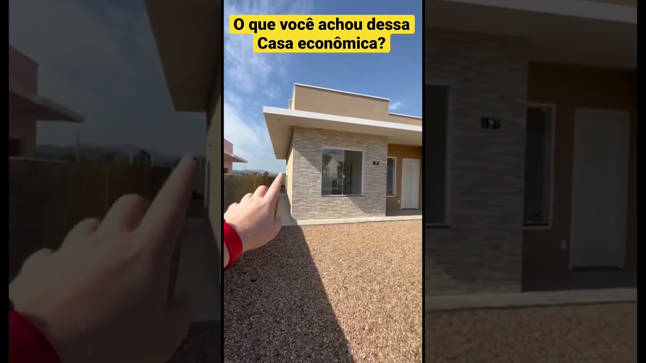 O QUE VOC&Ecirc; ACHOU DESSA CASA ECON&Ocirc;MICA? 🏡🤑