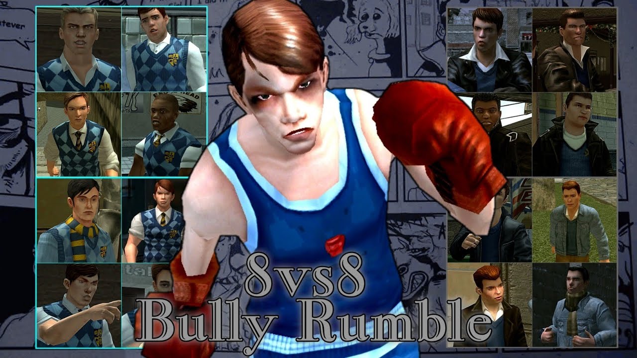 Bully AE: Преппи (боксеры) против грезеров (в полном стиле)